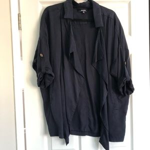 Lulus oversized navy cardigan